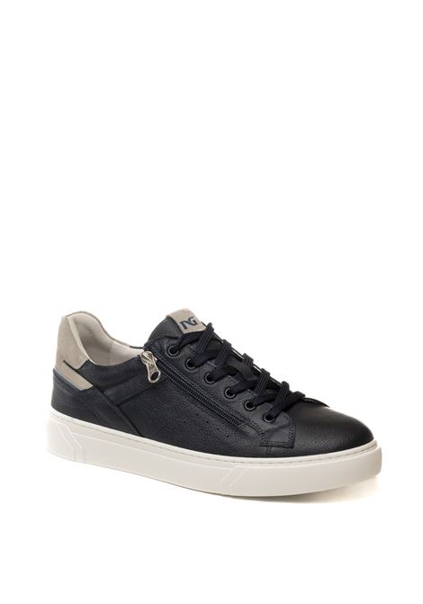 Sneaker pelle blu NERO GIARDINI | E601130DOLLARINO-BLU